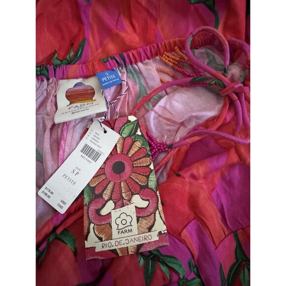 NWT Size SP - Farm Rio x Anthropologie Halter Jumpsuit (NWT USD 178) - Picture 13 of 14